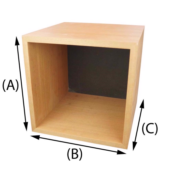 Design-Holzkiste aus Mahagoni 16mm